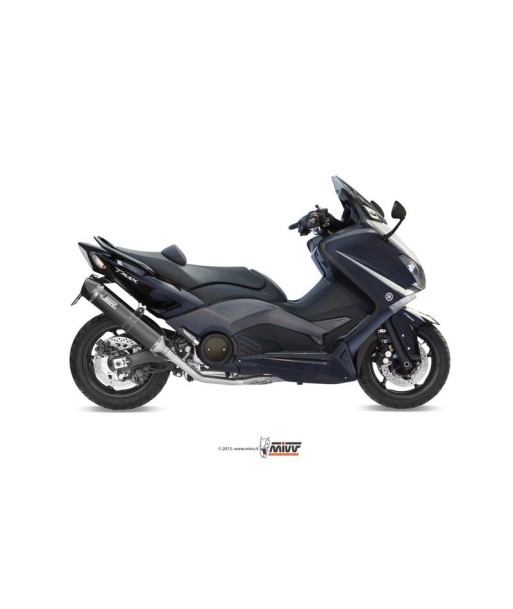 Mivv Full system 2x1 Stronger black Yamaha T-MAX 530 2012-16