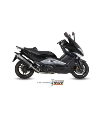 Mivv Full system 2x1 Speed edge black Yamaha T-MAX 500 2008-11