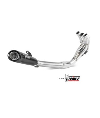Mivv Full system 3x1 X-M5 Black Yamaha MT-09 / SP / FZ-09 2021-23
