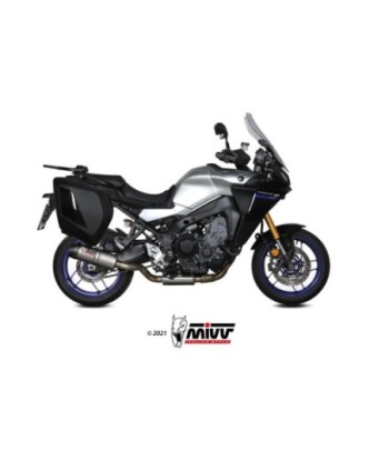 Mivv Full system 3x1 Oval Titan con tapa carbono Yamaha Tracer 9 / GT 2021-24