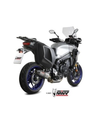 Mivv Full system 3x1 Oval Titan con tapa carbono Yamaha Tracer 9 / GT 2021-24