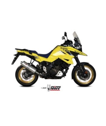 Mivv Slip-On Oval St. Steel Suzuki DL V-Strom 1000 / XT 2014-20 / V-Strom 1050 / XT 2020-26