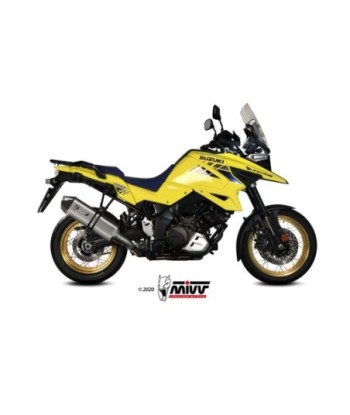 Mivv Slip-On Speed edge St. Steel con tapa carbono Suzuki DL V-Strom 1000 / V-Strom 1050 / XT