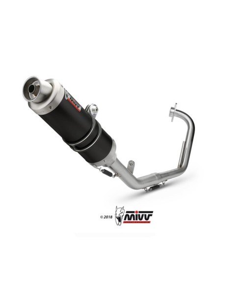 Mivv Full system 1x1 GP black Yamaha YZF R125 2008-13
