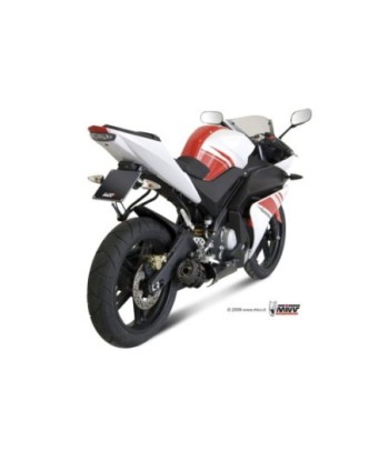 Mivv Full system 1x1 Suono black con tapa carbono Yamaha YZF R125 2008-13