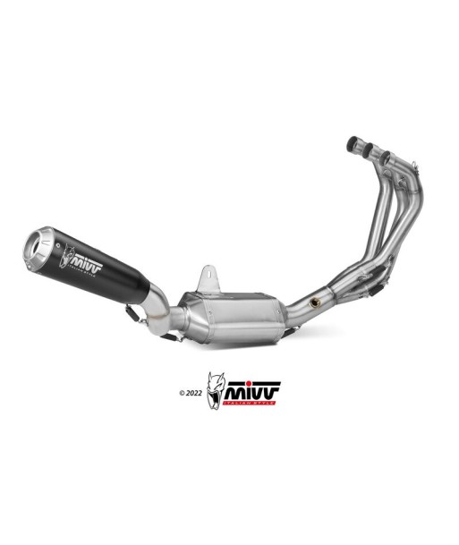 Mivv Full system 3x1 X-M1 black Yamaha MT-09 / FZ-09 2013-20