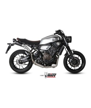 Mivv Full system 2x1 Ghibli black Yamaha XSR 700 2016-20