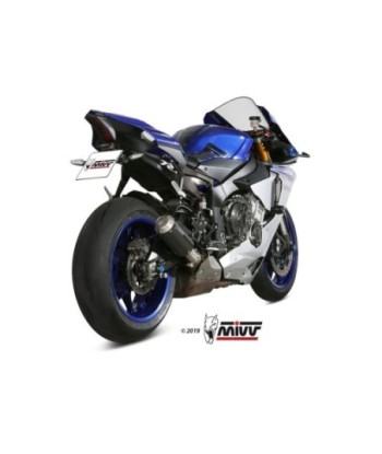 Mivv Slip-On Mk3 carbono Yamaha YZF 1000 R1 2015-22