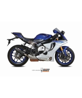 Mivv Slip-On Suono black con tapa carbono Yamaha YZF 1000 R1 2015-22