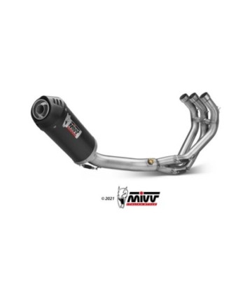 Mivv Full system 3x1 Oval carbono con tapa carbono Yamaha Tracer 900 / GT / FJ-09 2015-20