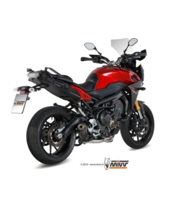 Mivv Full system 3x1 Oval carbono con tapa carbono Yamaha Tracer 900 / GT / FJ-09 2015-20