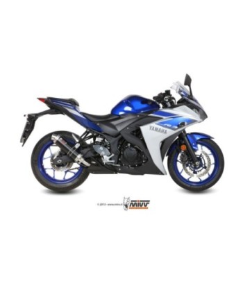 Mivv Slip-On GP Black Yamaha YZF R25 / YZF R3 2015-24