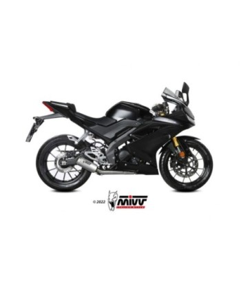 Mivv Full system 1x1 MK3 St. Steel Yamaha MT-125 2020-26 / YZF R125 2019-26