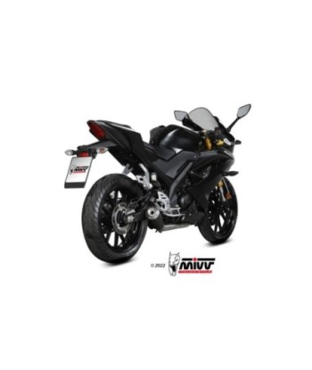 Mivv Full system 1x1 X-M1 Black Yamaha MT-125 2020-24/YZF R125 2019-24