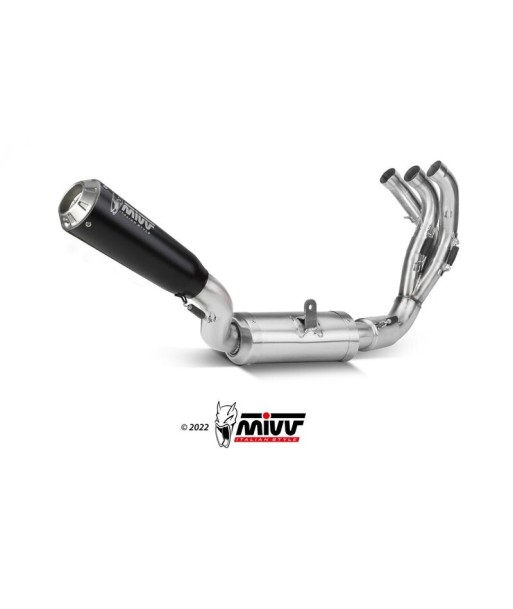 Mivv Full system 3x1 X-M1 Black Yamaha MT-09 / SP / FZ-09 2021-23