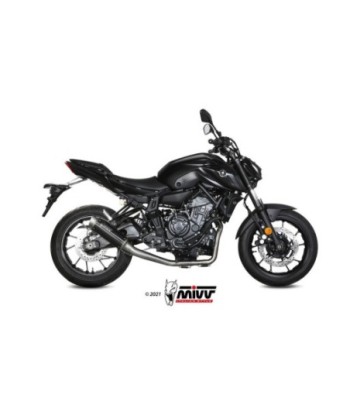 Mivv Full system 2x1 GP Pro Black Yamaha MT-07 / FZ-07 2021-24