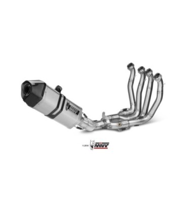 Mivv Full system 4x2x1 Speed edge St. Steel Yamaha YZF 1000 R1 2015-25