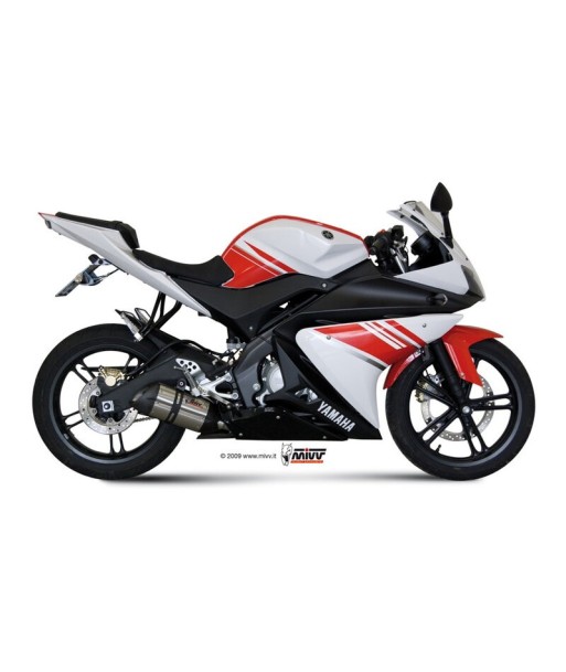 Mivv Full system 1x1 Suono St. Steel con tapa carbono Yamaha YZF R125 2008-13