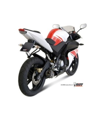 Mivv Full system 1x1 Suono St. Steel con tapa carbono Yamaha YZF R125 2008-13