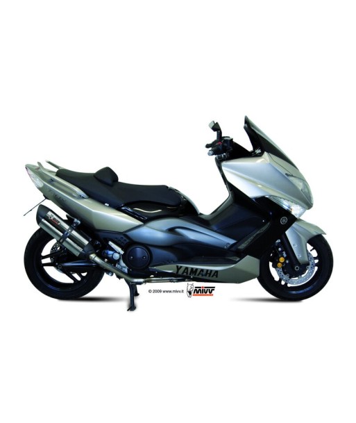 Mivv Full system 2x1 Suono St. Steel con tapa carbono Yamaha T-MAX 500 2008-11