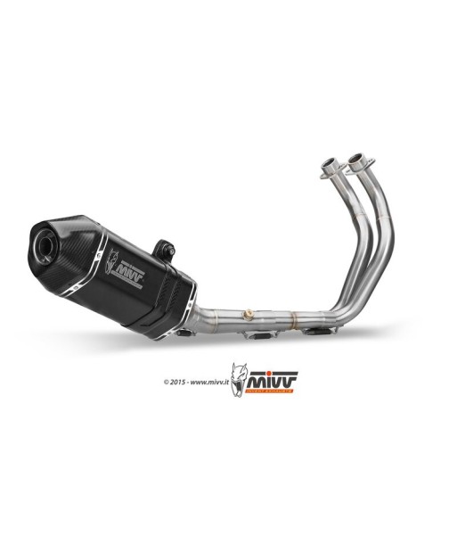 Mivv Full system 2x1 Speed edge Black Yamaha Tracer 700 / GT / Tracer 7 2016-24