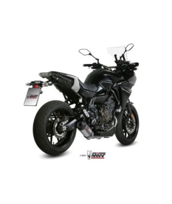 Mivv Full system 2x1 Oval Titan con tapa carbono Yamaha Tracer 700 / GT / Tracer 7 2016-25