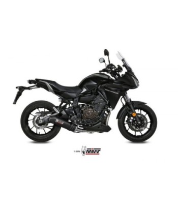 Mivv Full system 2x1 Oval carbono con tapa carbono Yamaha Tracer 700 / GT / Tracer 7 2016-25