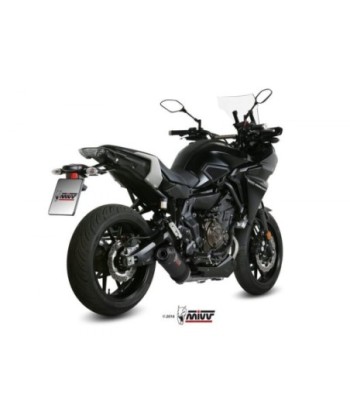 Mivv Full system 2x1 Oval carbono con tapa carbono Yamaha Tracer 700 / GT / Tracer 7 2016-25