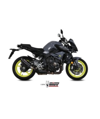 Mivv Slip-On Suono black con tapa carbono Yamaha MT-10 / FZ-10 2016-22
