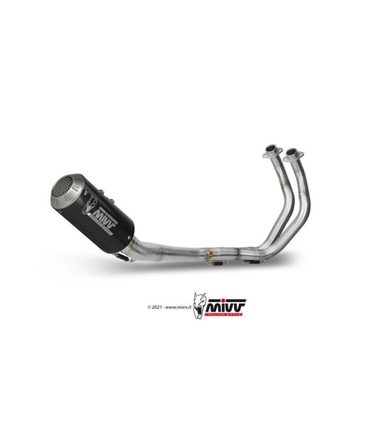 Mivv Full system 2x1 MK3 carbono Yamaha MT-07 / FZ-07 2014-24
