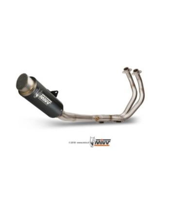 Mivv Full system 2x1 GP Pro black Yamaha MT-07 / FZ-07 2014-20