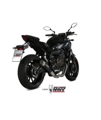Mivv Full system 2x1 GP Pro black Yamaha MT-07 / FZ-07 2014-20