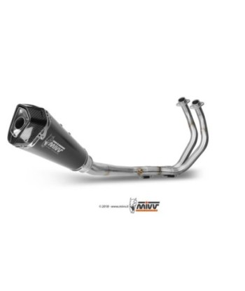 Mivv Full system 2x1 Delta Race Black Yamaha MT-07 / FZ-07 2014-24