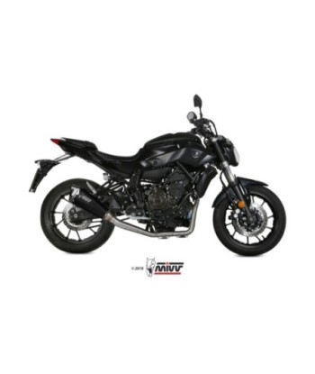 Mivv Full system 2x1 Delta Race Black Yamaha MT-07 / FZ-07 2014-24