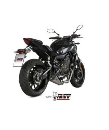 Mivv Full system 2x1 Delta Race St. Steel Yamaha MT-07 / FZ-07 2014-20
