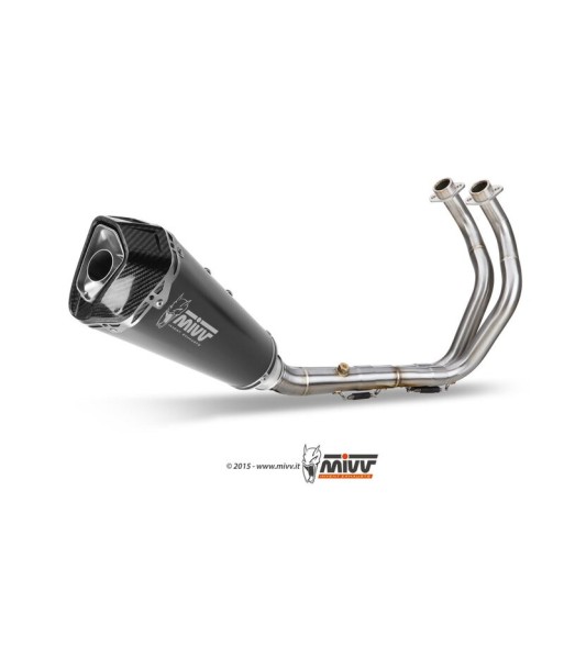 Mivv Full system 2x1 Delta Race black Yamaha MT-07 / FZ-07 2014-20