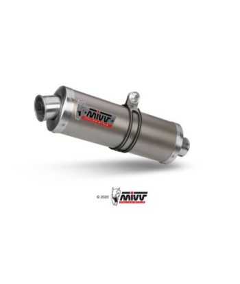 Mivv Slip-On Oval titan Yamaha YZF 600 R6 2003-05