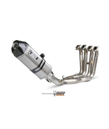 Mivv Full system 4x2x1 Speed edge St. Steel con tapa carbono BMW S 1000 RR 2010-14