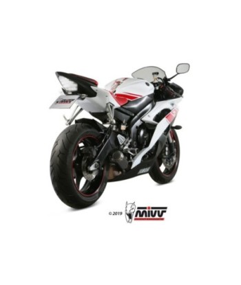 Mivv Slip-On Mk3 carbono Yamaha YZF 600 R6 2006-16