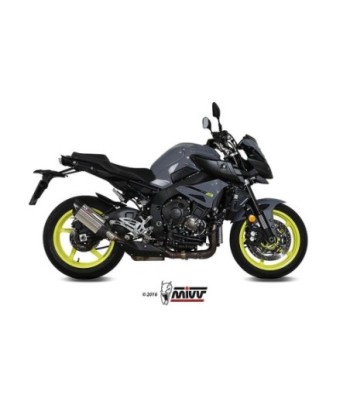 Mivv Slip-On Suono St. Steel con tapa carbono Yamaha MT-10 / FZ-10 2016-22