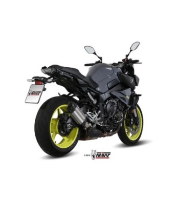 Mivv Slip-On Suono St. Steel con tapa carbono Yamaha MT-10 / FZ-10 2016-22