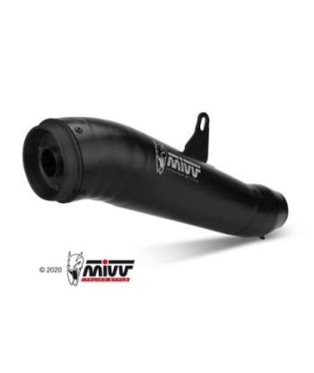 Mivv Full system 3x1 Ghibli black Yamaha XSR 900 2016-22