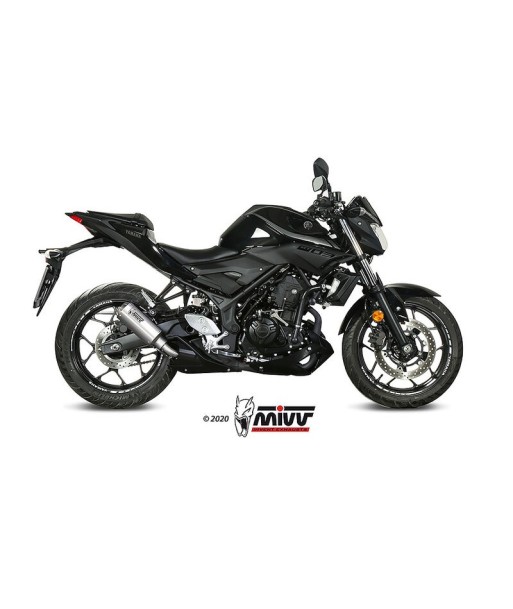 Mivv Slip-On Mk3 St. Steel Yamaha MT-03 2016-25