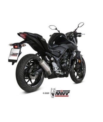 Mivv Slip-On Mk3 St. Steel Yamaha MT-03 2016-25