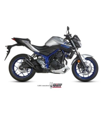 Mivv Slip-On Double Gun Black Yamaha MT-03 2016-26