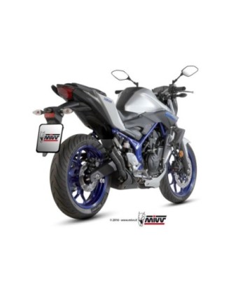 Mivv Slip-On Double Gun Black Yamaha MT-03 2016-26