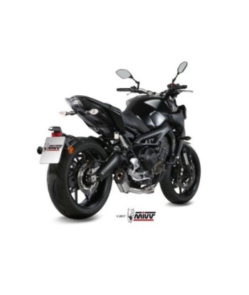 Mivv Full system 3x1 Suono St. Steel con tapa carbono Yamaha MT-09 / FZ-09 2013-20
