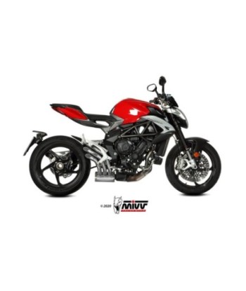 Mivv Slip-On Speed edge St. Steel MV Agusta Brutale 800 RR 2017-25