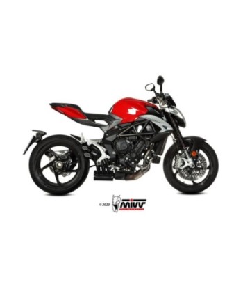 Mivv Slip-On Speed edge Black MV Agusta Brutale 800 RR 2017-25
