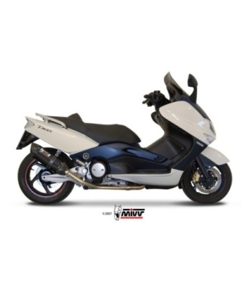 Mivv Full system 2x1 Suono black con tapa carbono Yamaha T-MAX 500 2001-07